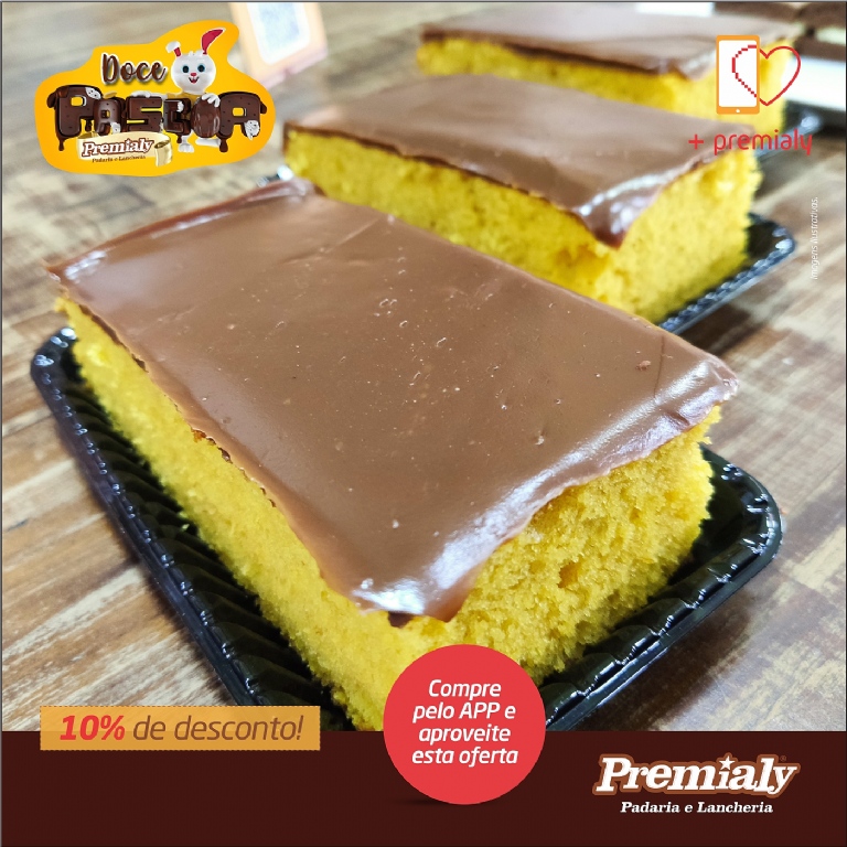 BOLO DE CENOURA COM CHOCOLATE